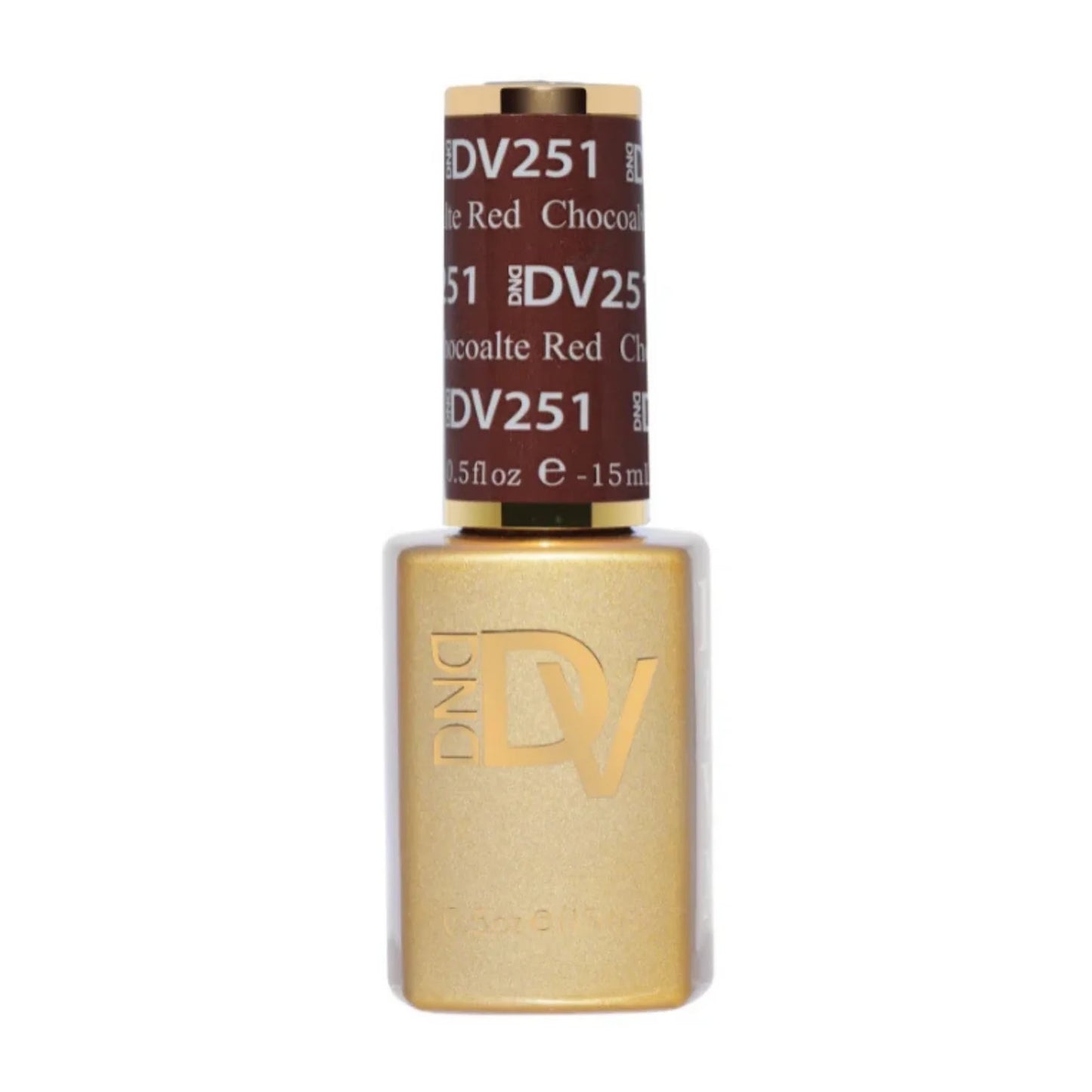 DND Diva Gel Polish #251 | Chocolate Red