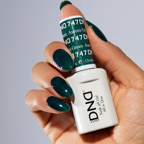 DND Gel Polish #747 - Aurora Green