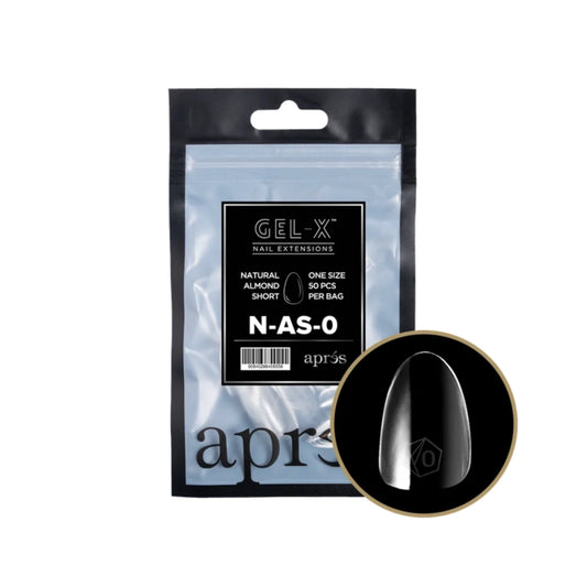 Apres Gel-X Refill Bag (50 pcs) - Natural Almond Short (N-AS)