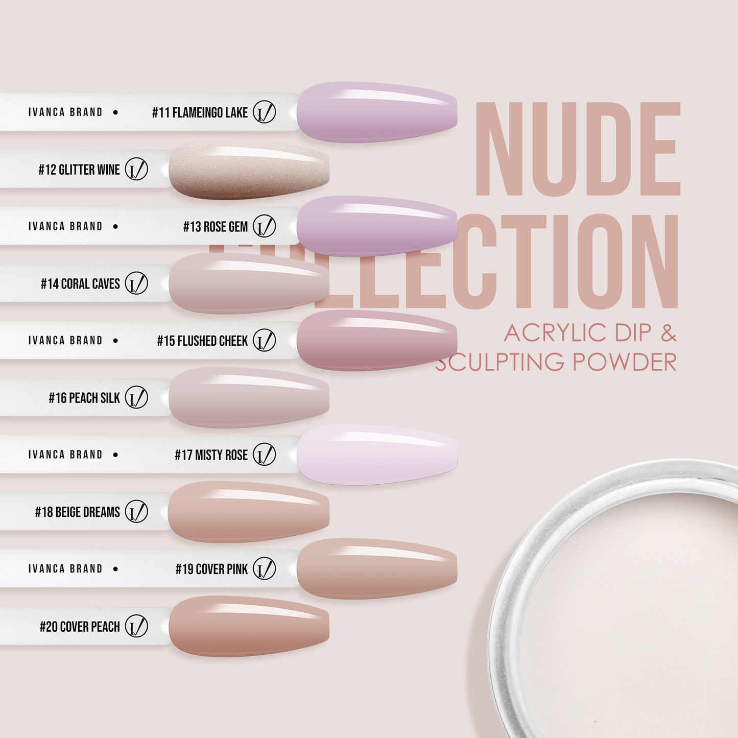 IV. Dip & Sculpting Powder #20 - Cover Peach