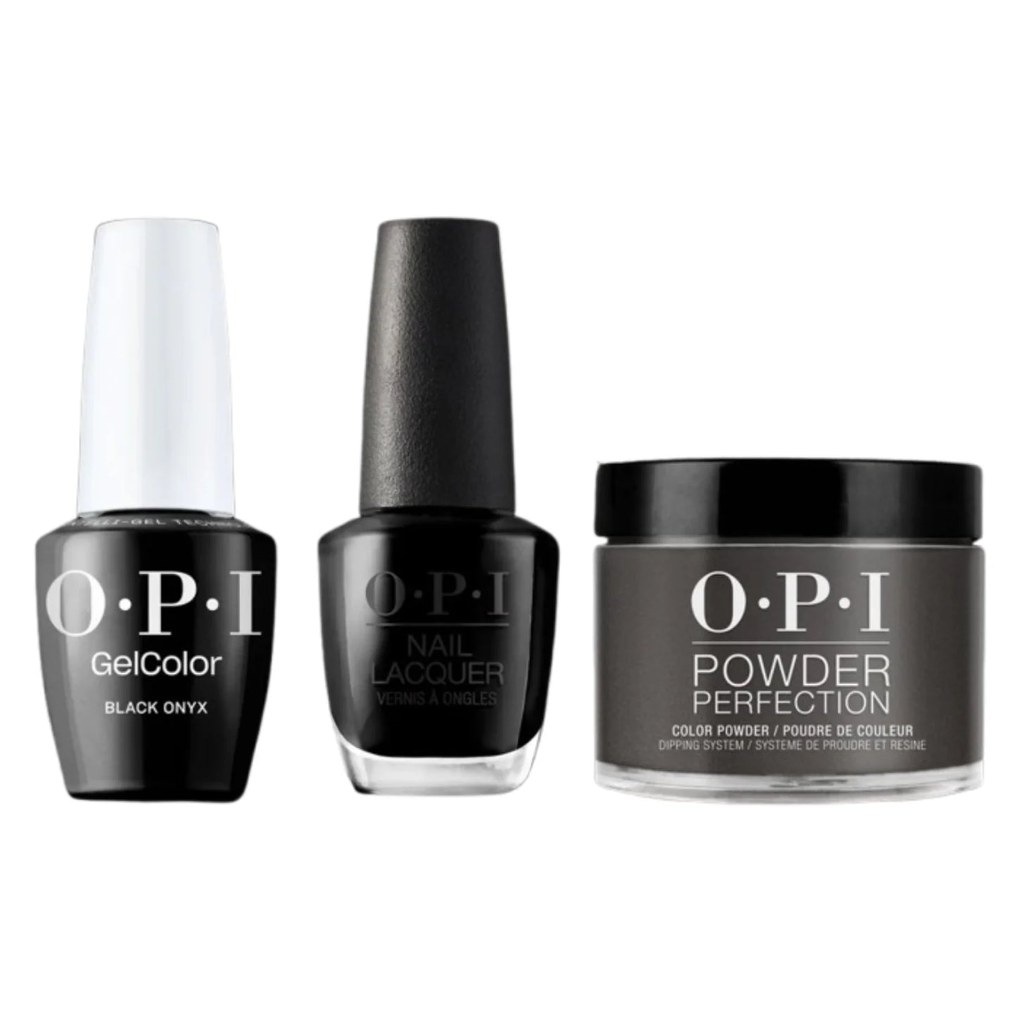 OPI Trio T02 | Black Onyx
