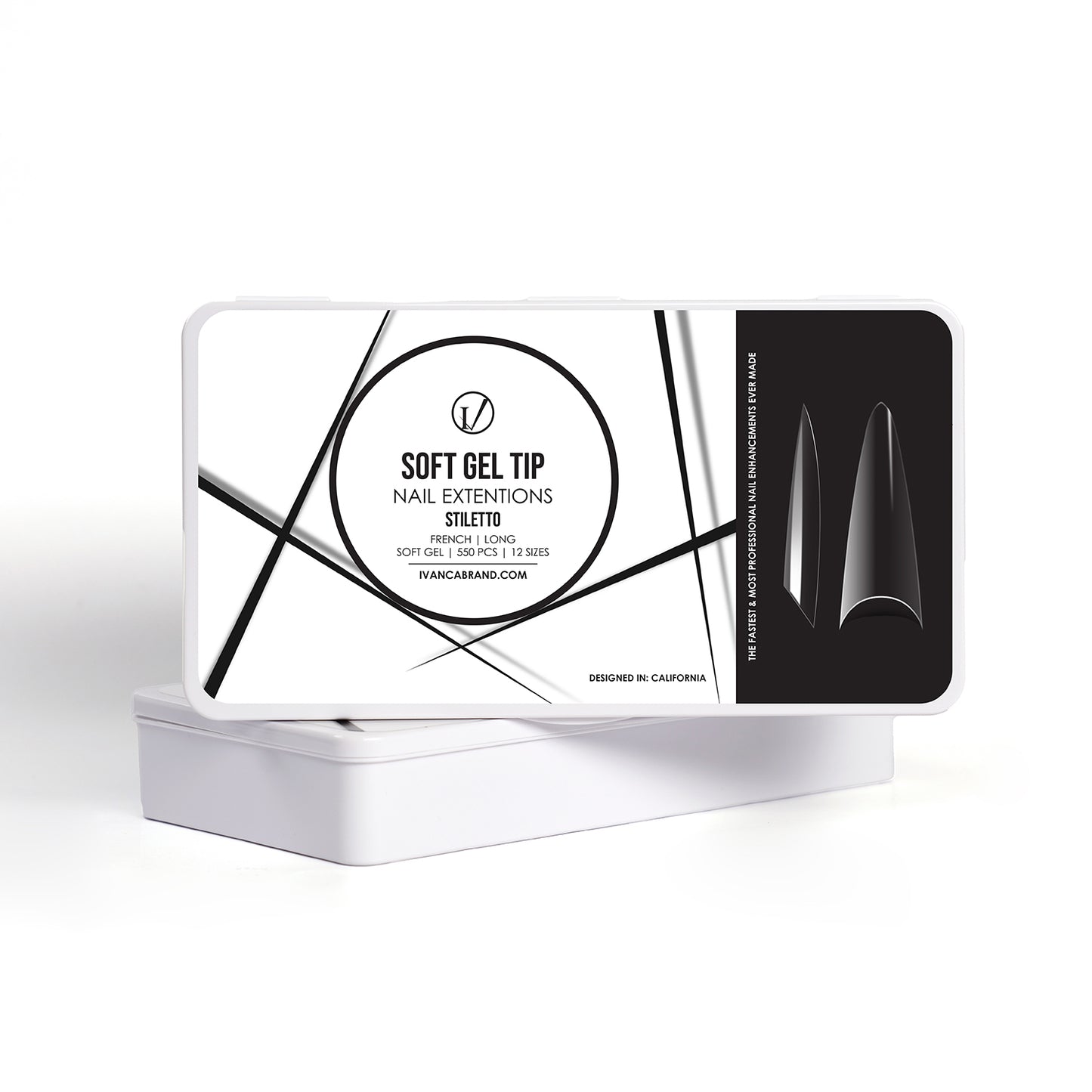 IV. French Stiletto Long Tips (550 pcs)