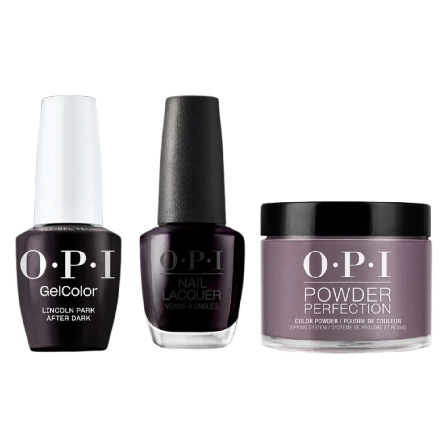 OPI Trio W42 | Lincoln Park After Dark