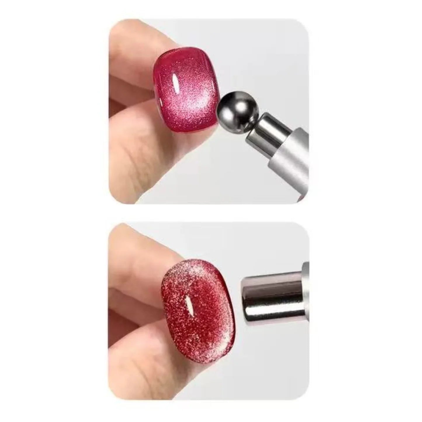Dual Head Metal Cat Eye Nail Magnet