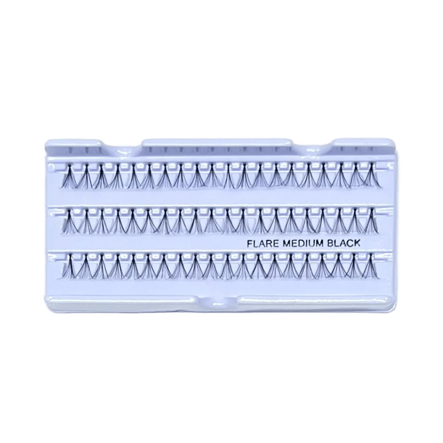 Indonesia Flare Medium Black Lashes (100 pcs)