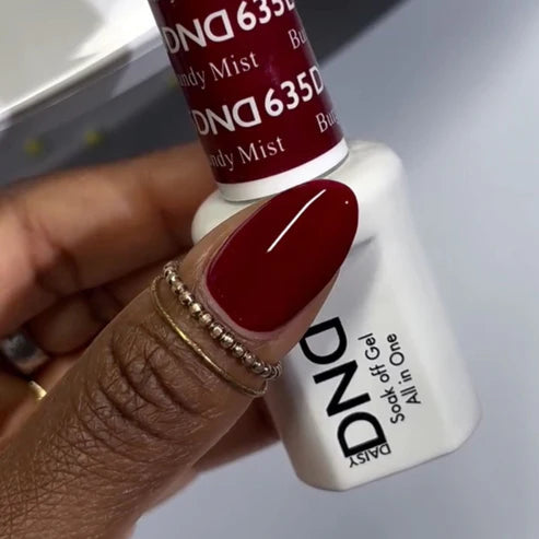 DND Gel Polish #635 - Burgandy Mist