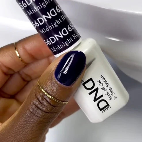 DND Gel Polish #656 - Midnight Hour