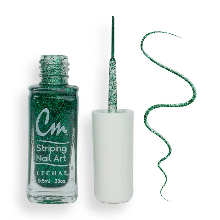 LeChat Nail Art Lacquer CM33 - Green Glitter