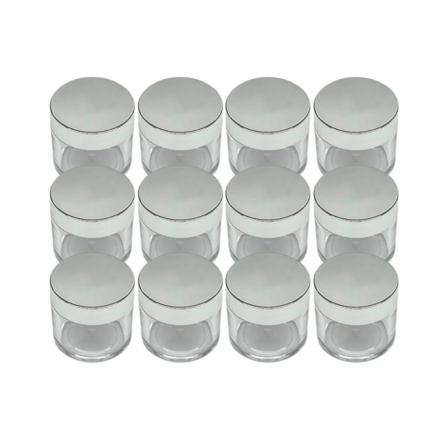 Small Clear Plastic Jar (1 Pc / 12 Pack)