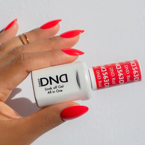 DND Gel Polish #563 - DND Red