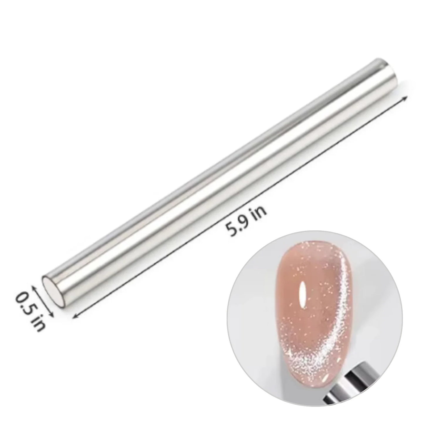 Large Cylindrical Dual-Head Cat Eye Magnet