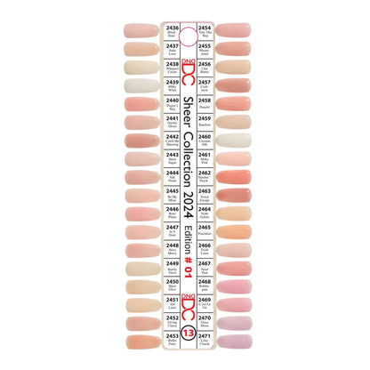 DC Gel/Lacquer Duo Bundle 324 colors | #1-180, #254-326, #2436-2471, #2508-2543) + FREE 5 set color charts