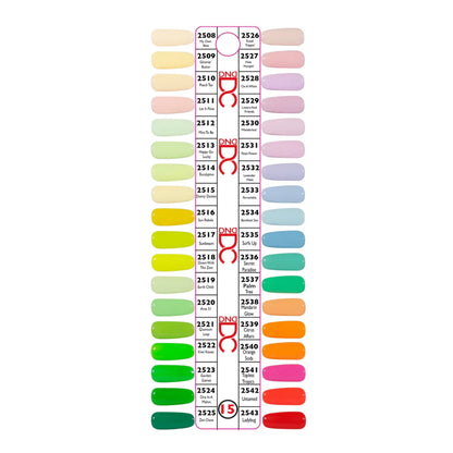 DC Gel/Lacquer Duo Bundle 324 colors | #1-180, #254-326, #2436-2471, #2508-2543) + FREE 5 set color charts