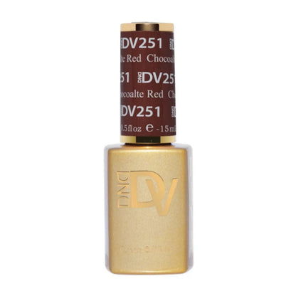 DND Diva Gel Polish #251 | Chocolate Red