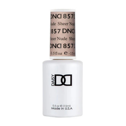 DND Gel Polish #857 - Sheer Nude