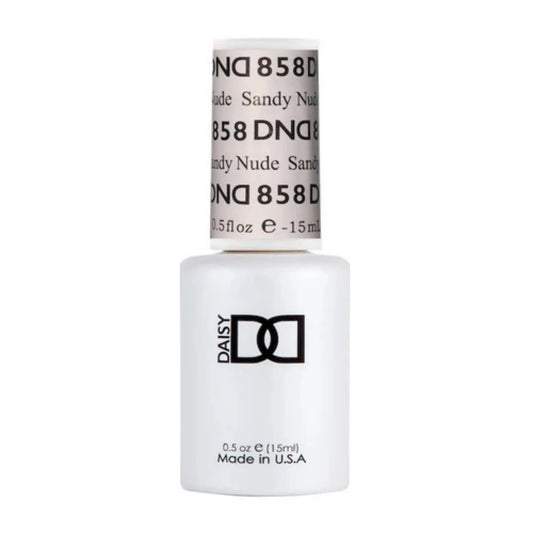 DND Gel Polish #858 - Sandy Nude