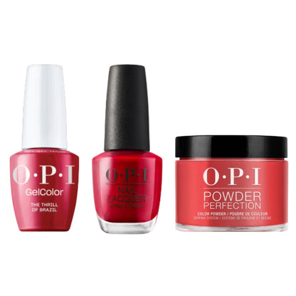 OPI Trio A16 | The Thrill Of Brazil