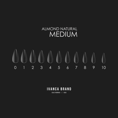 IV. Natural Almond Medium Tips (550 pcs)