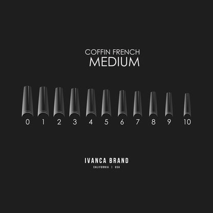 IV. French Coffin Medium Tips (550 pcs)