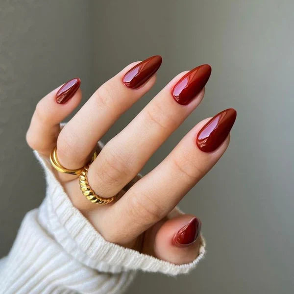 DND Diva Gel Polish #251 | Chocolate Red