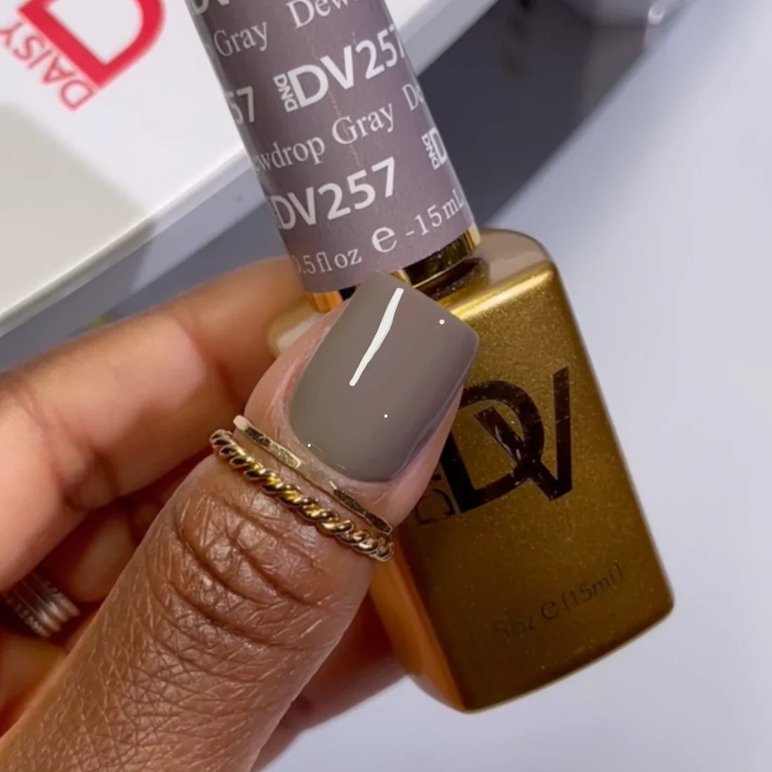 DIVA Gel Polish #257 - Dewdrop Gray