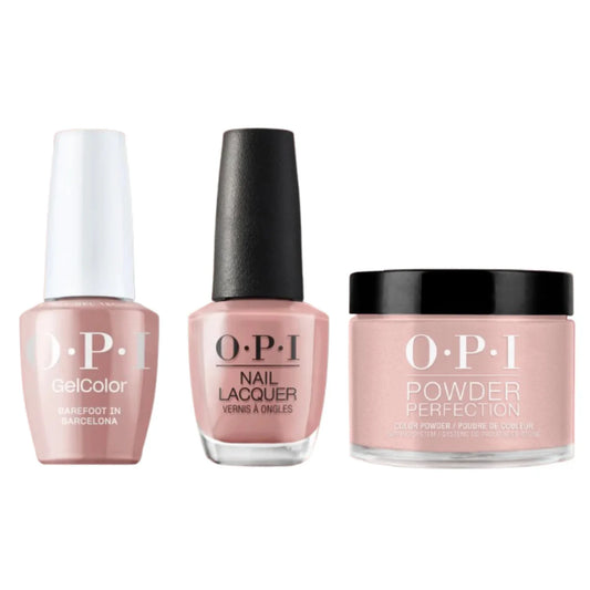 OPI Trio E41 - Barefoot in Barcelona