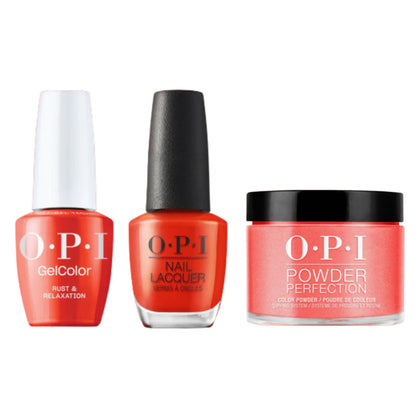 OPI Trio F006 | Rust & Relaxation