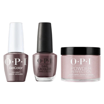 OPI Trio F15 | You Don't Know Jacques!