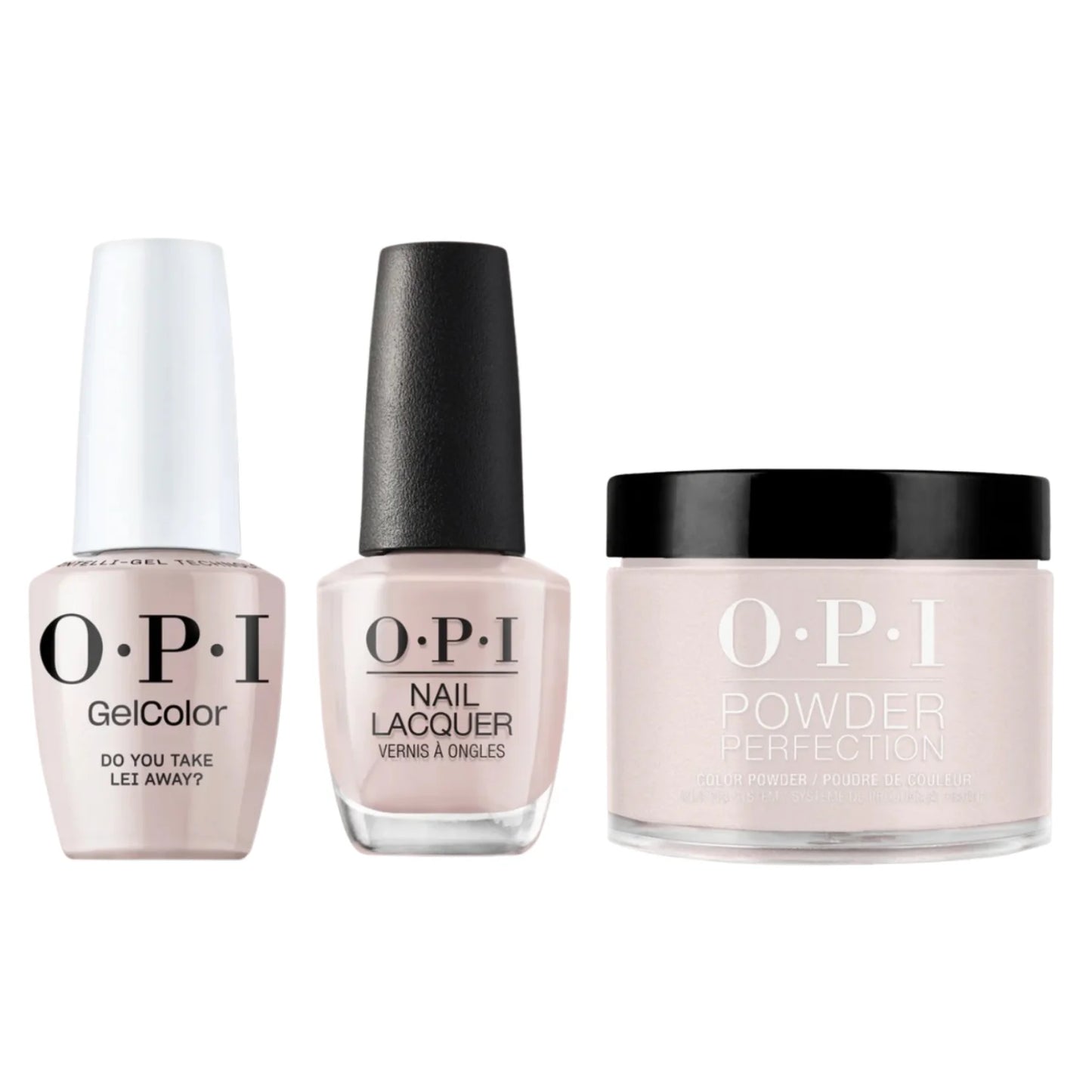 OPI Trio H67 | Do You Take Lei Away?
