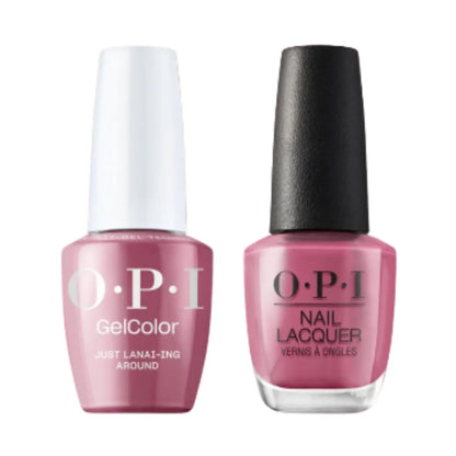 OPI Intelli-Gel & Lacquer Duo H72 - Just Lanai-ing Around