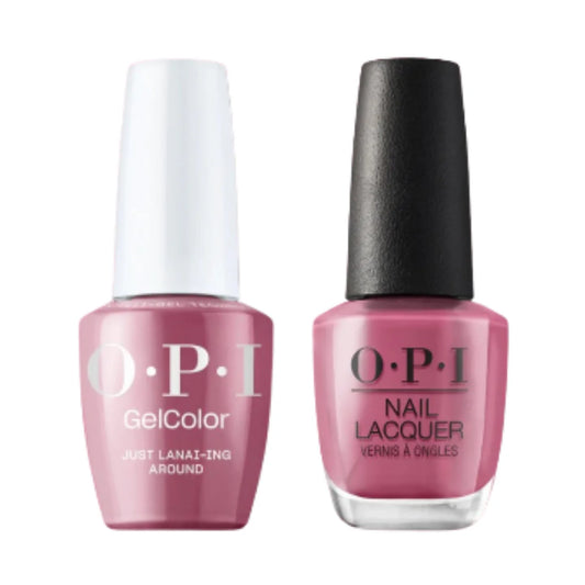 OPI Intelli-Gel & Lacquer Duo H72 - Just Lanai-ing Around