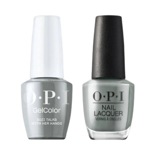 OPI Intelli-Gel & Lacquer Duo MI07 - Suzi Talks With Her Hands