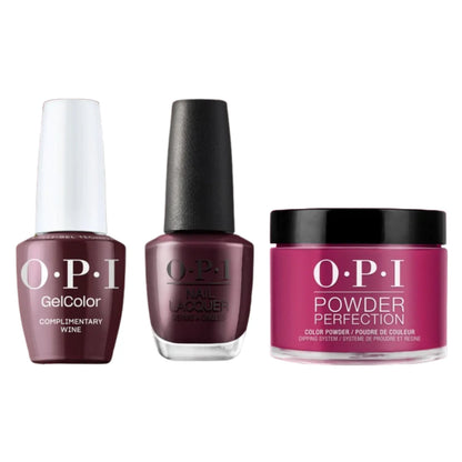 OPI Trio MI12 | Complimentary Wine