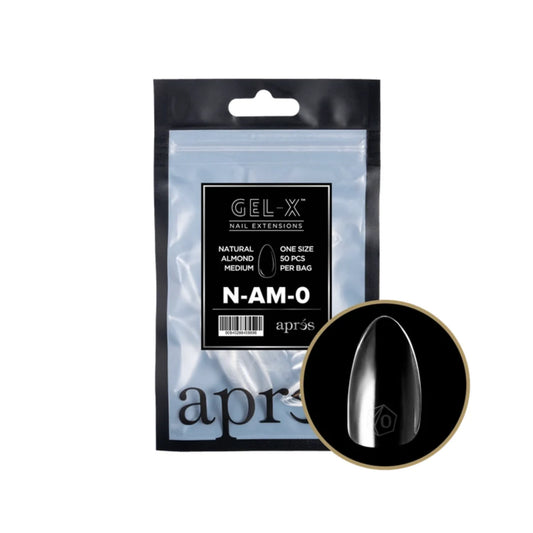 Apres Gel-X Refill Bag (50 pcs) - Natural Almond Medium (N-AM)