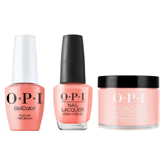 OPI Trio P005 - Flex on the Beach