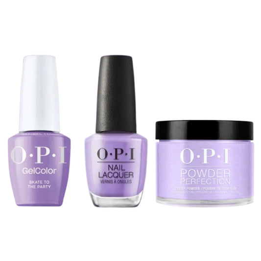 OPI Trio P007 - Skate to the Party