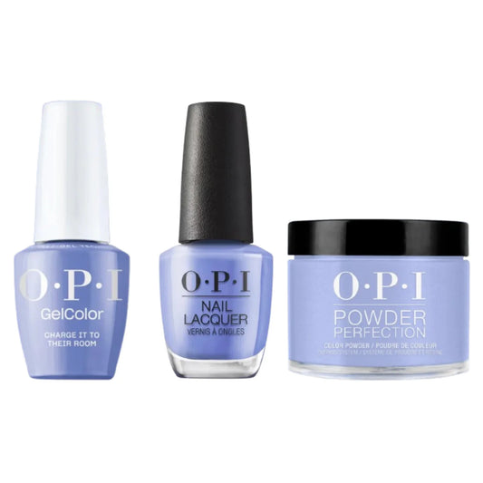 OPI Trio P009 - Charge It to Their Room
