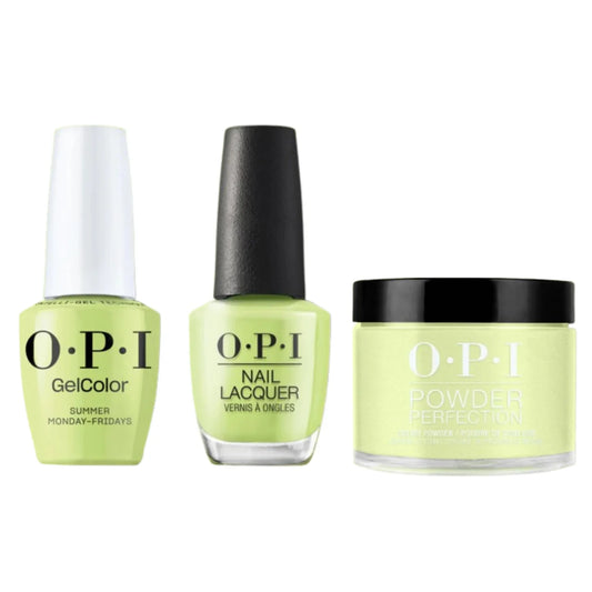 OPI Trio P012 - Summer Monday-Fridays