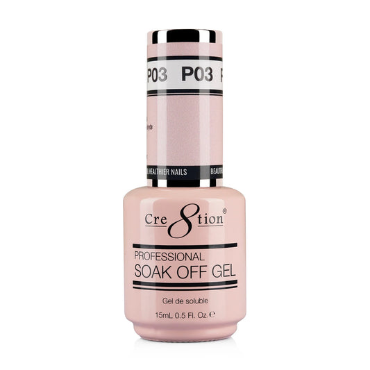 Cre8tion Soak Off Gel 0.5 oz P03 - Precious Pink