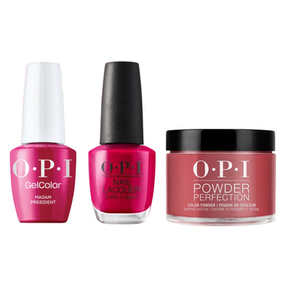 OPI Trio W62 | Madam President