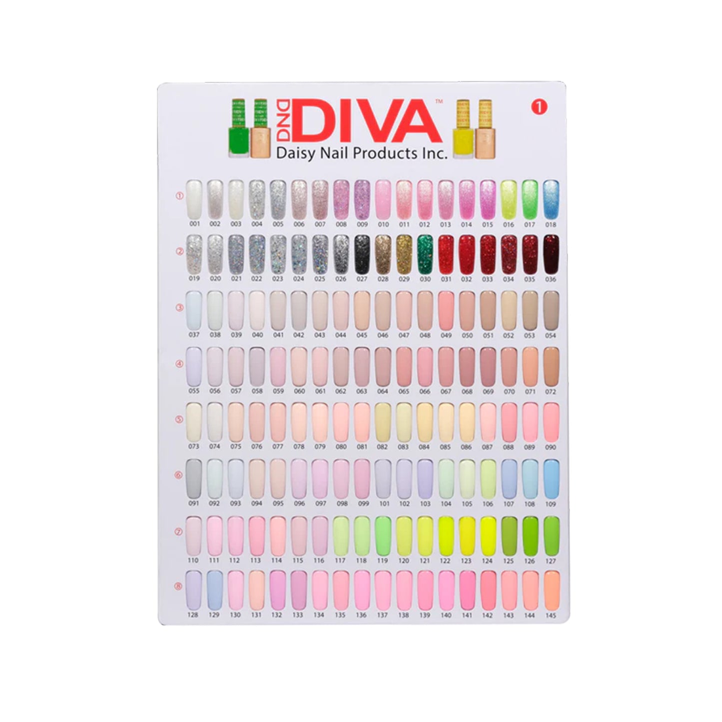 DND DIVA Gel/Lacquer Duo Bundle (263 colors ) + FREE 2 color booklets