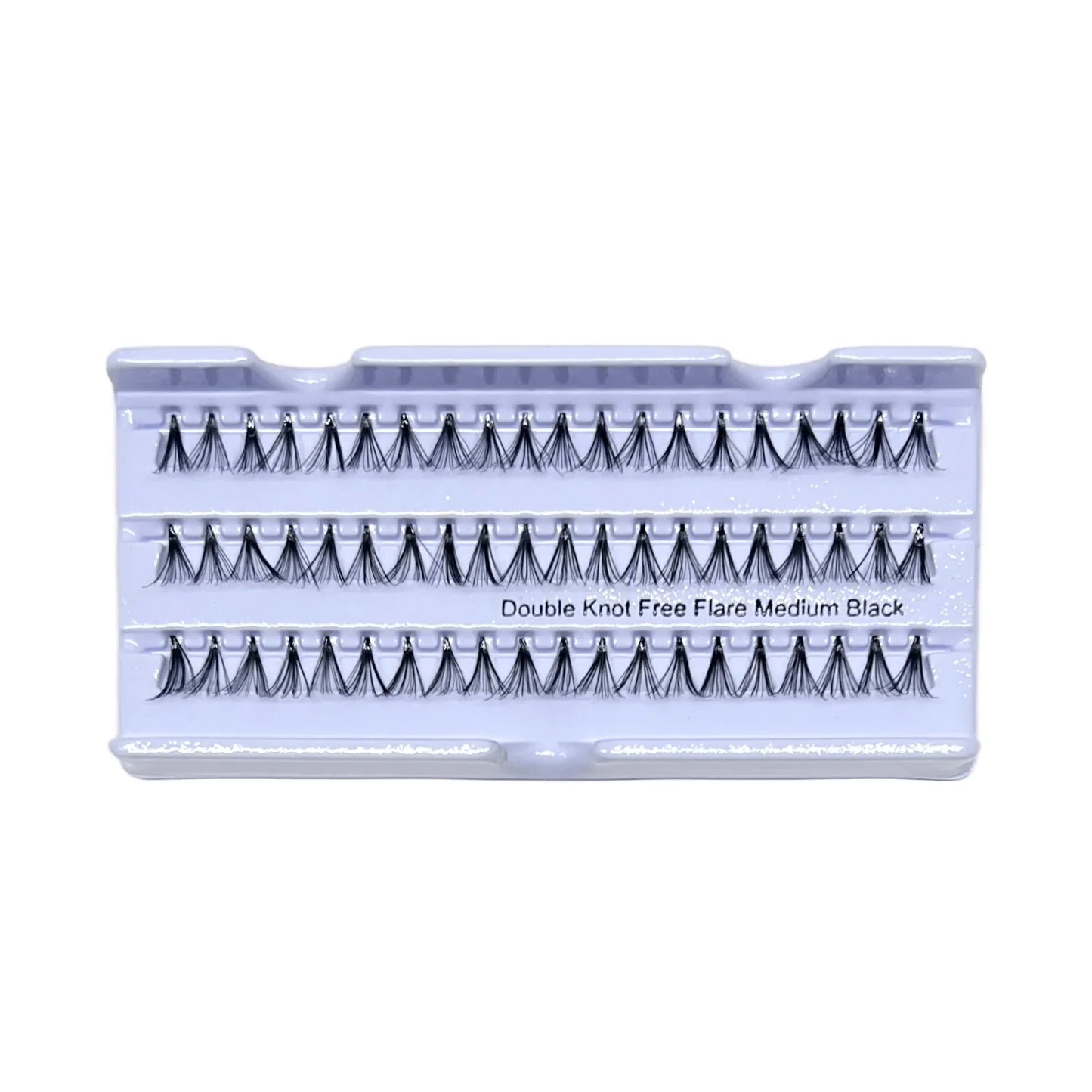 Indonesia Double K.F. Flare Medium Black Lashes (100 pcs)