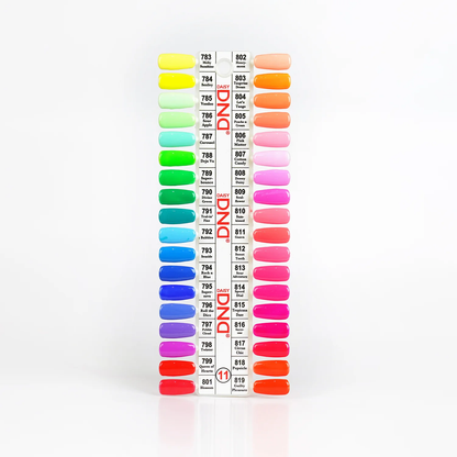 DND Gel/Lacquer Duo Bundle (559 colors ) + FREE 5 set color charts
