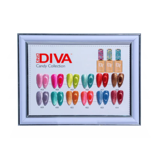 DND DIVA 9D Cat Eye Collection Set (Includes 36 pcs + 1 Magnet & 3 Color Charts)