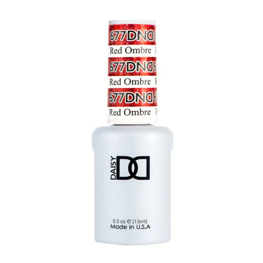 DND Gel Polish #677 - Red Ombre