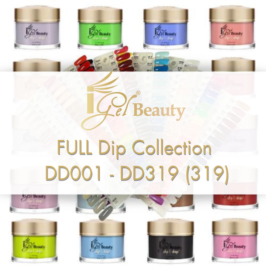 iGel FULL Dip Collection 2 oz (319 colors) + 4 Color Charts