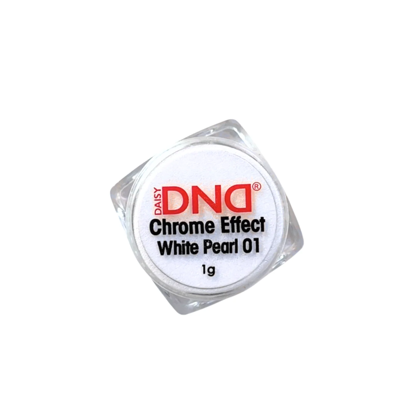 DND Chrome Effect White Pearl #01 (1 g)