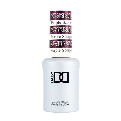 DND Gel Polish #674 - Purple Scorpio