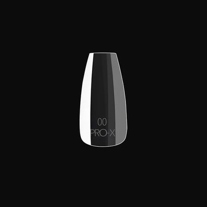 iGel PRO-X Soft Gel Nail Tips (600 pcs) - Natural Coffin Medium 14