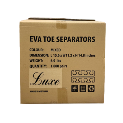 Luxe Multi-Color Eva Toe Separators